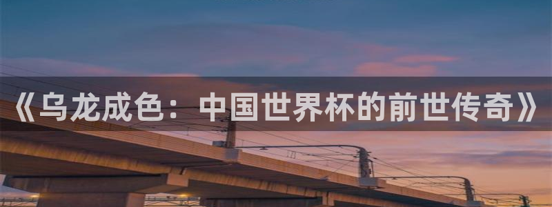 世界杯对阵图2026：《乌龙成色：中国世界杯的前世传奇》