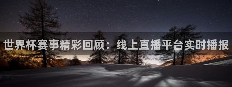 世界杯预选赛亚洲：世界杯赛事精彩回顾：线上直播平台实时播报